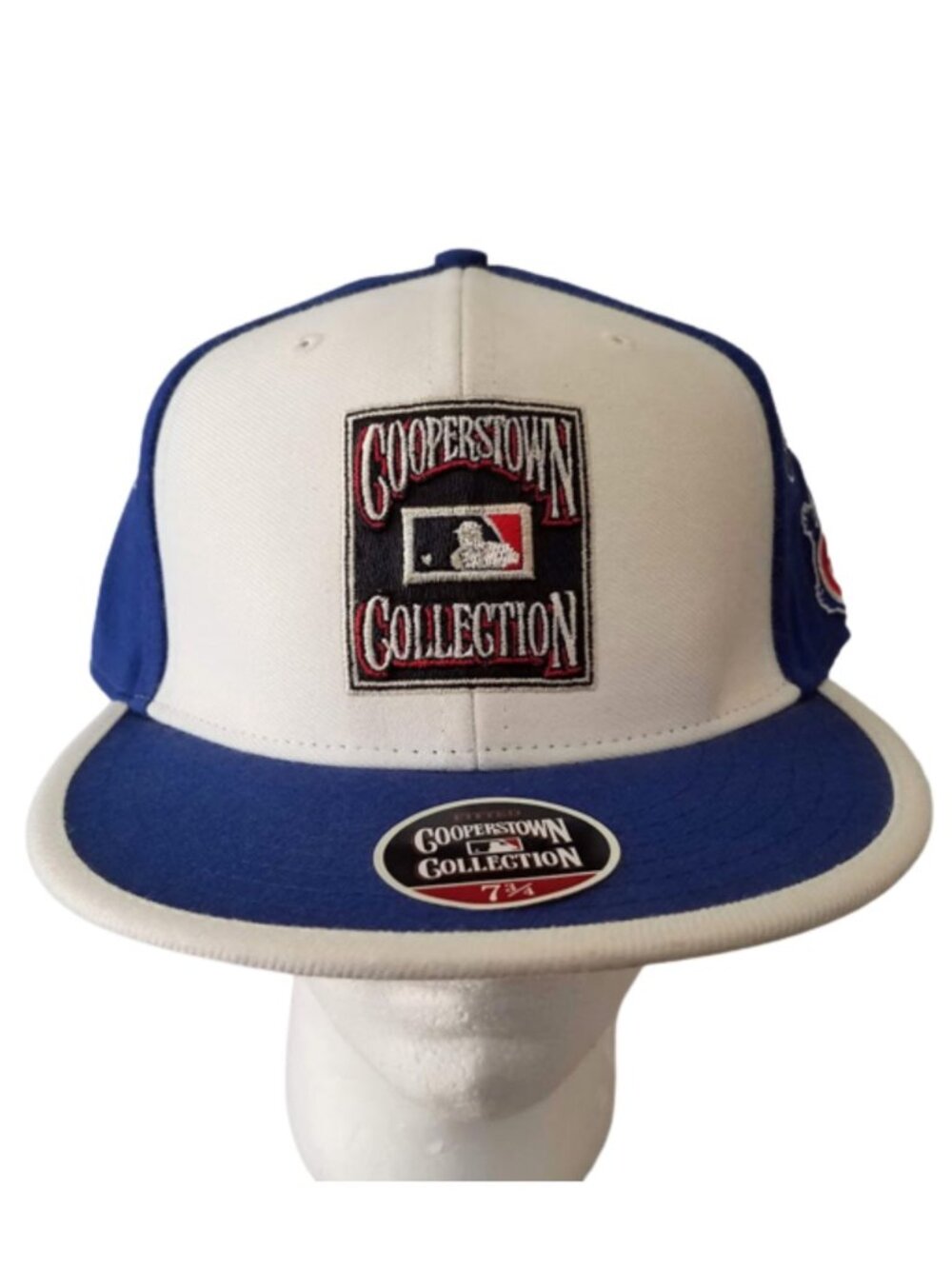COOPERSTOWN COLLECTION Fitted Chicago Cubs MLB Baseball Cap - Size 7. 3/4